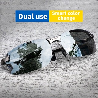 [Óculos De Sol Polarizados Fotocromismo Masculino Quadrados Para A Pesca Ao Ar Livre Eyewear UV400 FAH