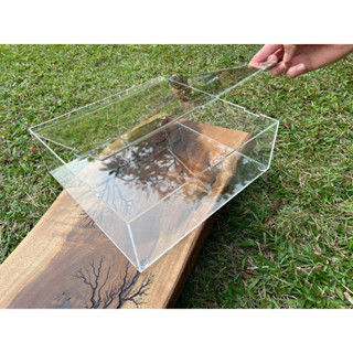 Caixa Organizadora Acrílica Urban Studio 33,5x22,5x5,5cm em Oferta na Shopee