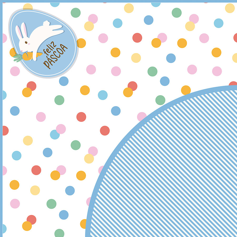 Saco Express 24x24cm para Ovos de 100g a 150g - Jump Azul - 5 unidades - Cromus - Rizzo