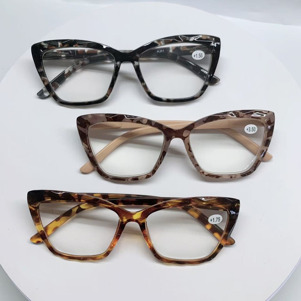 Óculos Tartaruga de Leitura com grau pra perto  Feminino Colorido Leitura Descanso em Oferta na Shopee