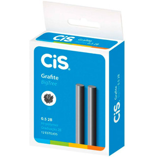 Grafite Escolar Cis BigTree 2B 0.5mm Caixa com 12 Tubos em Oferta na Shopee