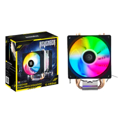 Air Cooler Fan Processador Duplo PC CPU Intel AMD Knup G-VR342