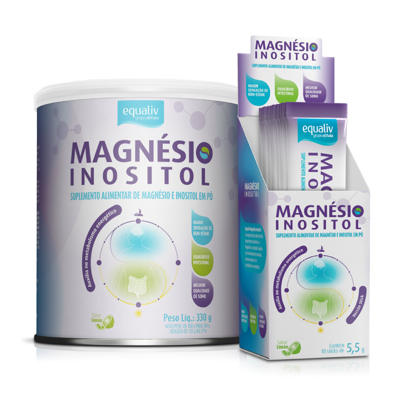 Magnésio Inositol Lata + Stick em Oferta na Shopee