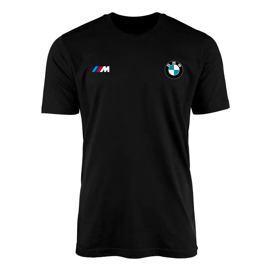 Camisa Camiseta BMW GearHead M Promoção Masculina BMW M Basica Blusa Streetwear 100% algodão BMW GearHead M