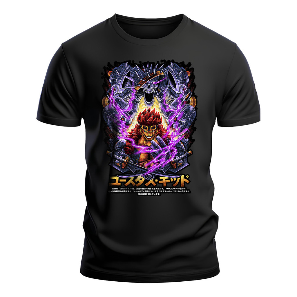 Camiseta One Piece Especial Captain Kid Luffy Kaido Big Mon