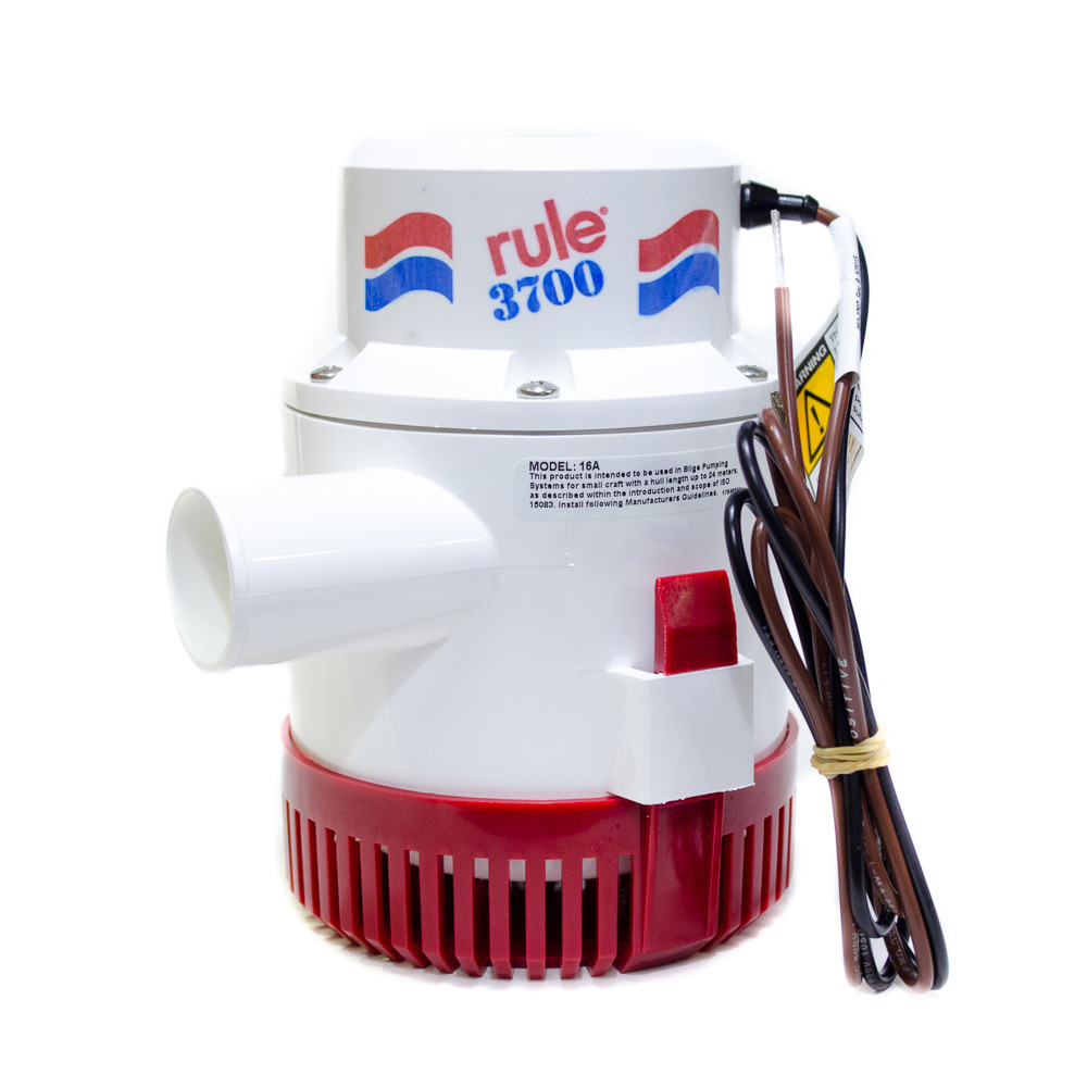Bomba De Porão Rule 3700 Gph 14000 Litros Hora - 12v Barcos