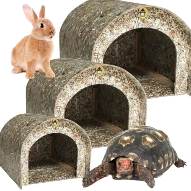 Toca Para Tartaruga Grande Jabuti Casinha Pet Coelho Galinha Codorna Chinchila Porquinho da Índia Ecológica Reciclável em Oferta na Shopee