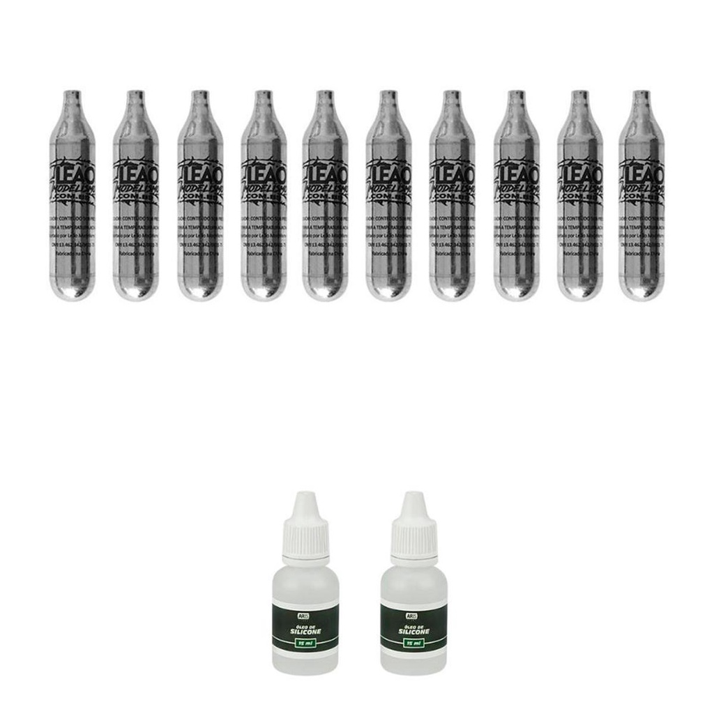 Básico Atirador Ar15 Sport 05: Co2 + Óleo De Silicone