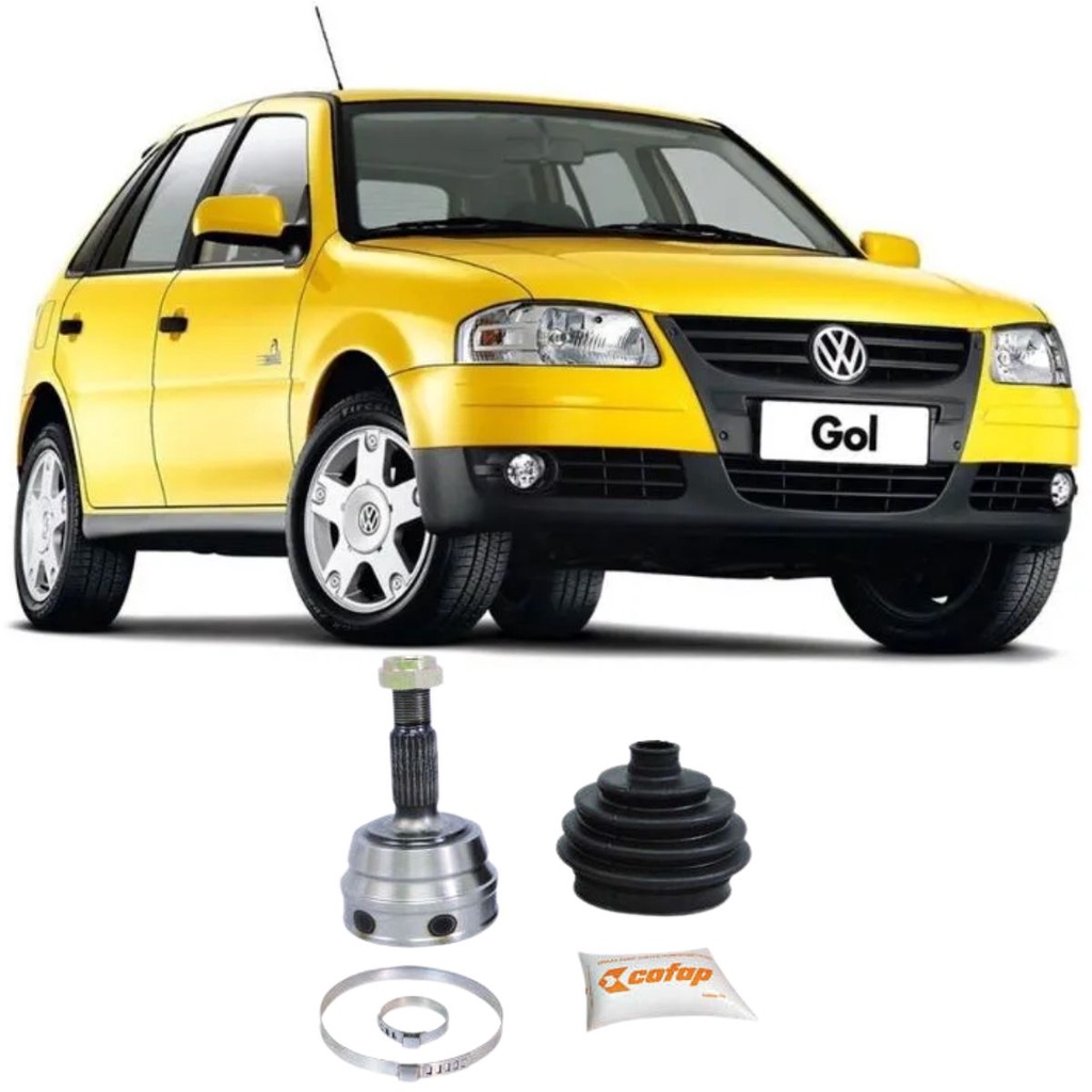 JUNTA HOMOCINETICA LADO RODA FOX 1.0 2004 A 2008 GOL 1.0 1997 1998 1999 2000 2001 2002 2003 A 2012 SAVEIRO VOYAGE 1987 A 1995