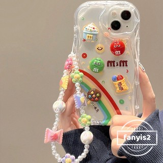 Xiaomi 13T 13T Pro Redmi 13C 12C 12C A1 10C 10 10A 9 9A 9C 9T Nota 13 12 12s 11s 10s 11 10 9s 9 11 12 Lite Poco C65 Desenho Animado Bonito Estojo De Telefone Arco-Íris + Corrente Capa Macia