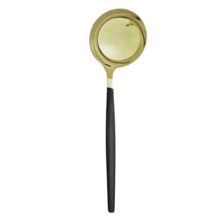 Concha Lyor Ópera de Aço Inox Champanhe Preta 24cm