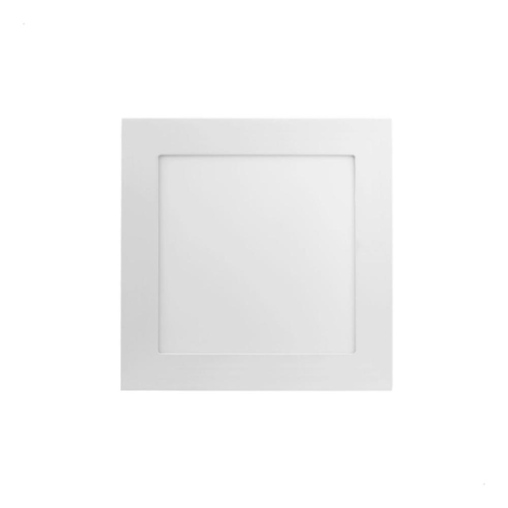 Luminaria Quadrada De Embutir Branca 25w Luz Quente Save