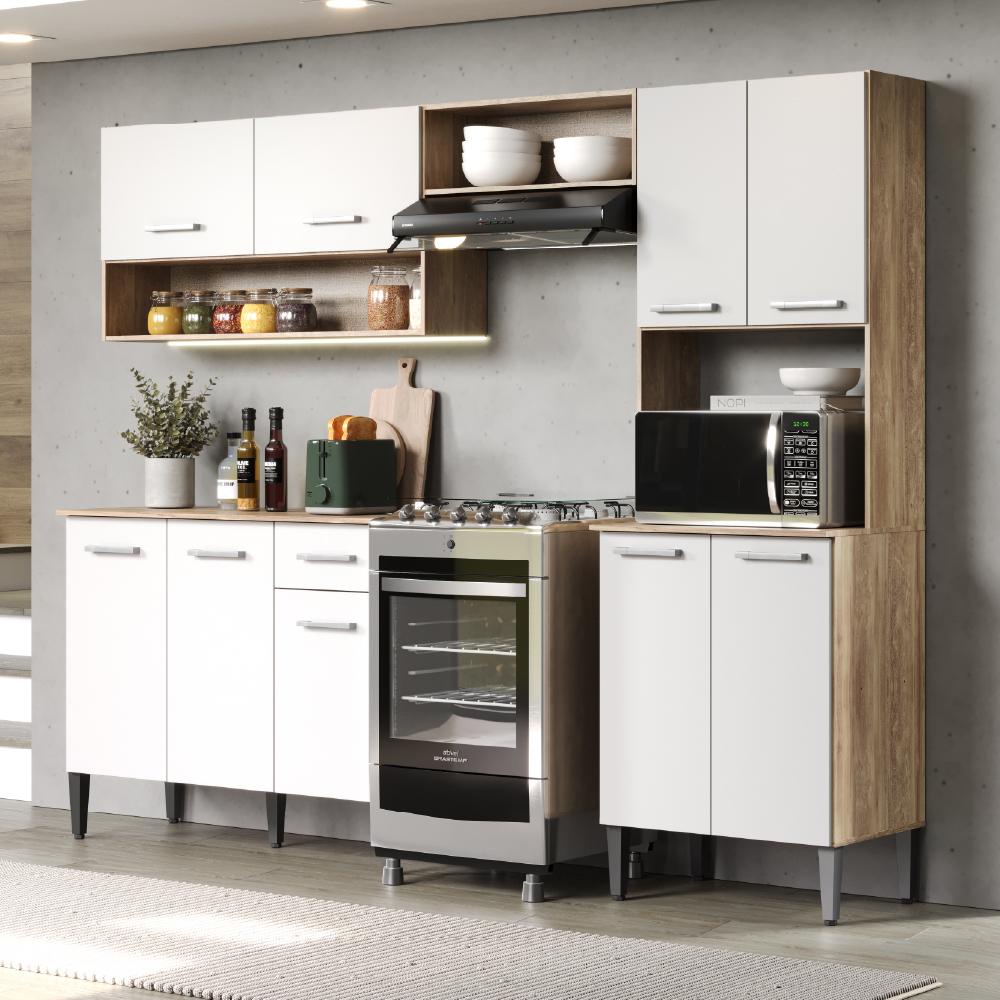 Armário Cozinha Compacta Arizona Essence Carraro em Oferta na Shopee