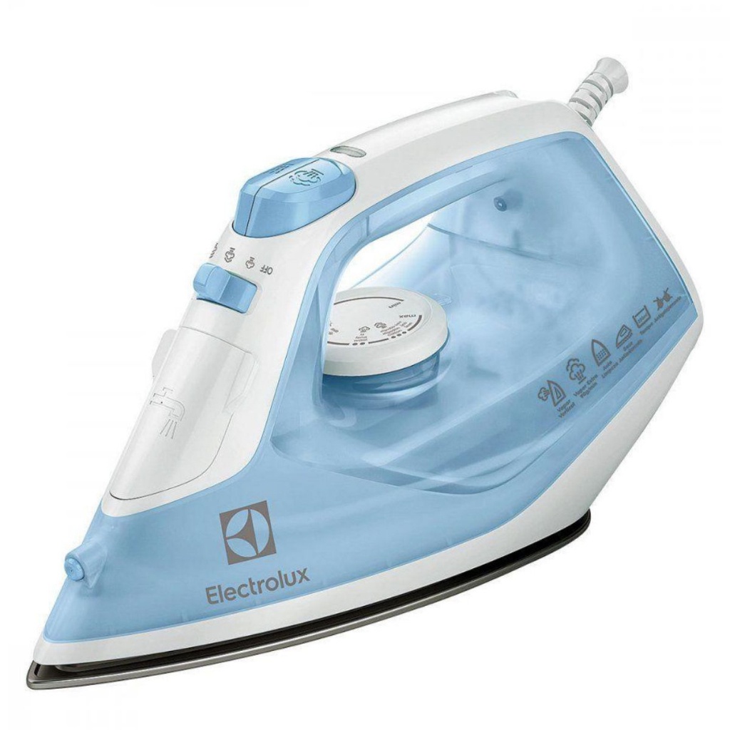 Ferro de Passar Roupas com Base Antiaderente Vapor Vertical Electrolux Easyline SIE60 Voltagem 110v