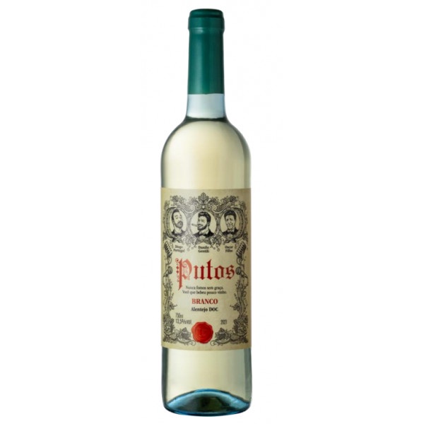 VINHO CARMIM PUTOS BRANCO DOC 750ML em Oferta na Shopee