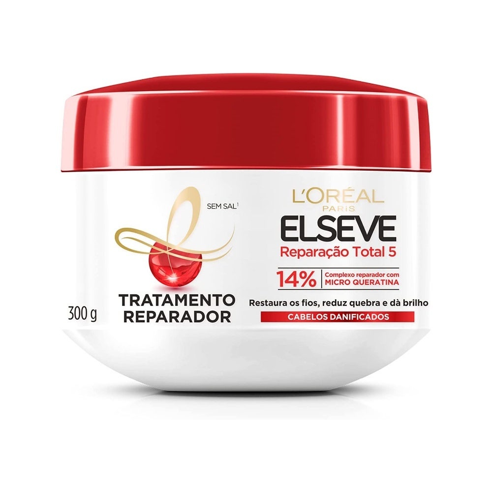 Máscara De Tratamento Elseve Reparação Total 5 300g em Oferta na Shopee