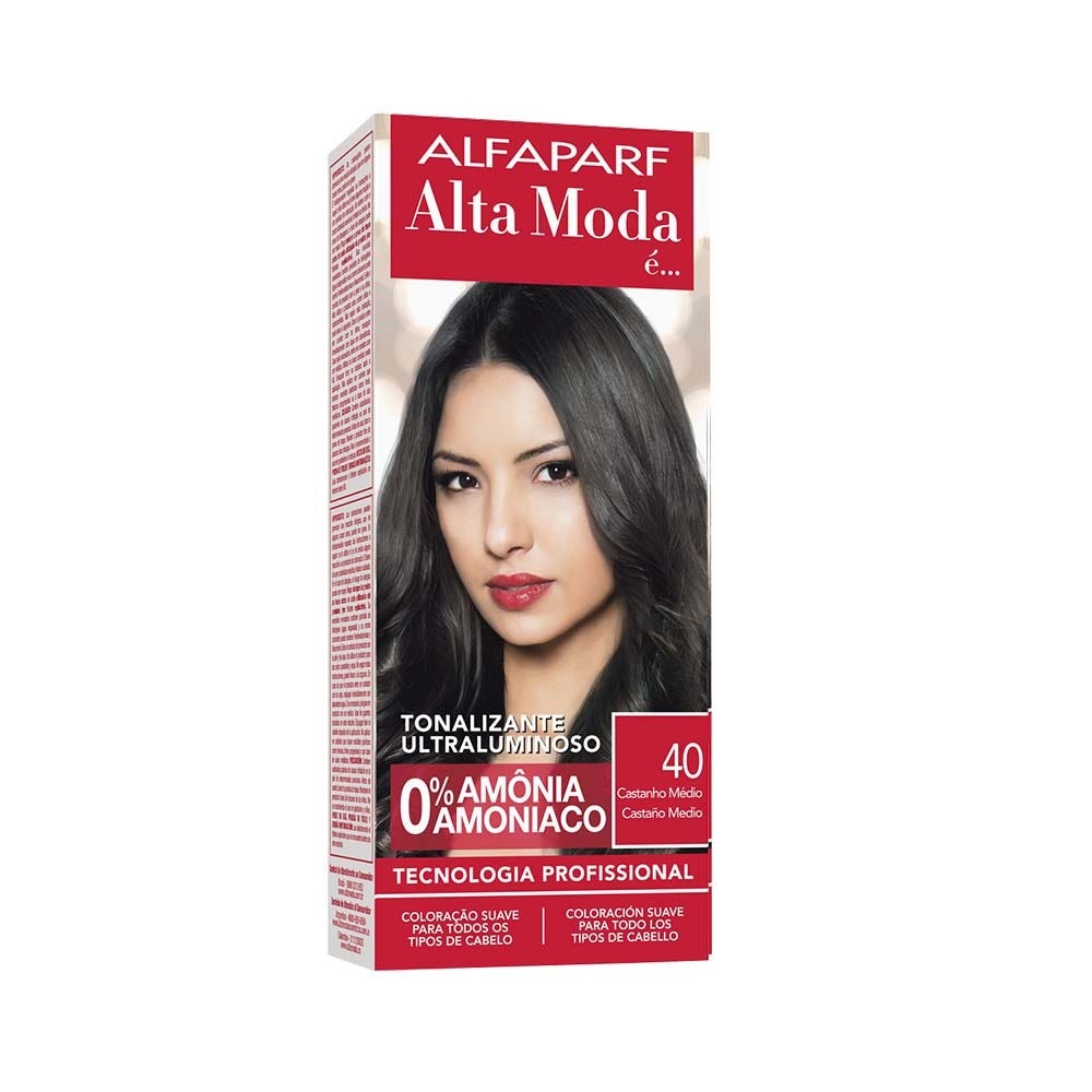 Tonalizante Alta Moda 40 Castanho Médio em Oferta na Shopee