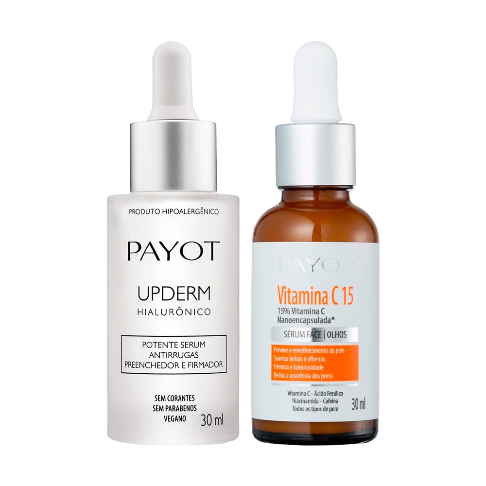 Kit Upderm + Sérum Vitamina C15 Payot em Oferta na Shopee