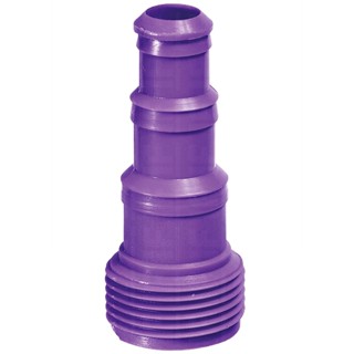 Conector Macho Plástico 1/2 E 3/4 Rosca Externa