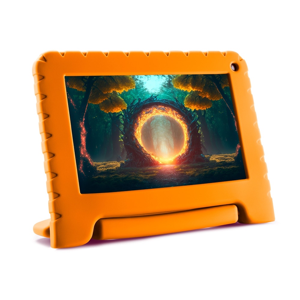 Tablet Multi Kid Pad com Controle Parental Tela 7 pol 4GB RAM 64GB Android 13 Quad Core + Case + Wi-fi - NB412 - Mobile & Gadgets