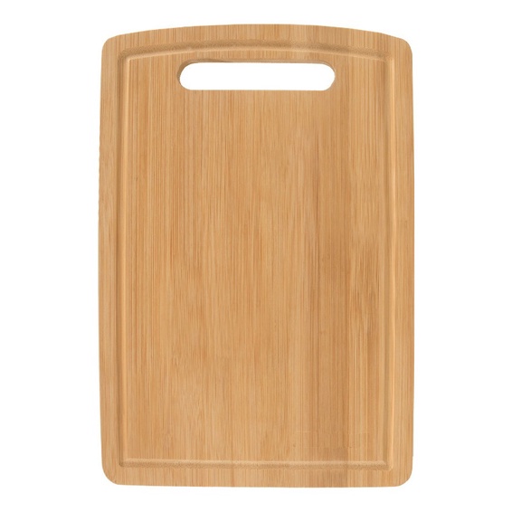 Tábua De Corte Carne Churrasco Bambu 28x18cm Rústica Cozinha