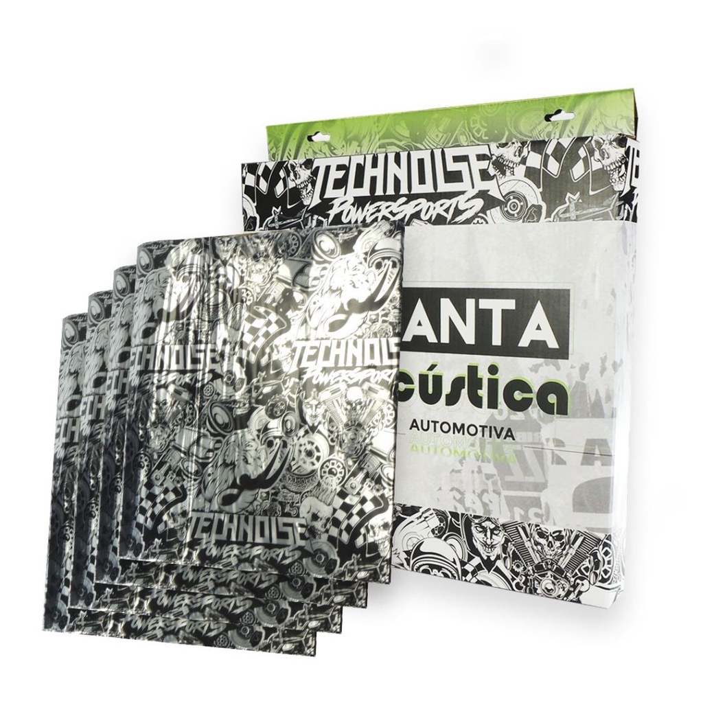 Manta Tratamento Acustico Automotiva Kit 4 Portas Technoise