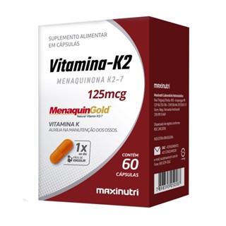 Vitamina K2 Menaquingold 60 Capsulas Maxinutri