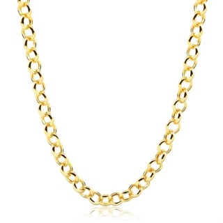 Corrente ouro 18k elo portugûes 45cm 4mm