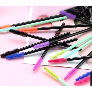 KIT 50 Pçs de Escovinha para Cílios/ Extensão de Cílios Micro pigmentação/ Sobrancelha Hena NOVO em Oferta na Shopee