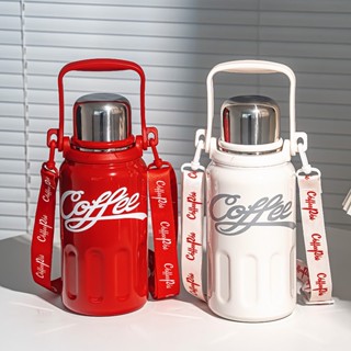 Copo Botol Air 316 De 800ml De De Grande Capacidade Para Garrafa Térmica Tumbler De Aço Inoxidável Com Forro Portátil Lanyard Cold Kettle Double Drink Cup