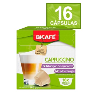 Cápsula De Cappuccino Sem Açúcar Bicafé  P/ Maq. Dolce Gusto* em Oferta na Shopee