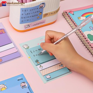 MOLANDOGO 80 Folhas/set Colorful Cute Pet N Times Indexes Memo Pad Notas Adesivas Para Fazer Lista Papelaria Estilo Coreano Bloco De C6V9