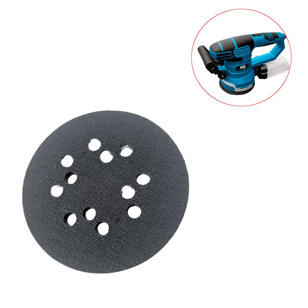 Base Disco de Borracha Lixadeira Roto Orbital EOS ELX02PRO WESCO WS4265