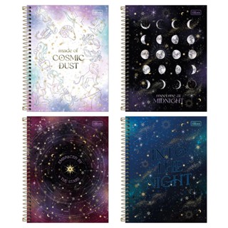 Caderno Colegial Magic TILIBRA Capa Dura ESPIRAL - 10 Matérias 160 Folhas