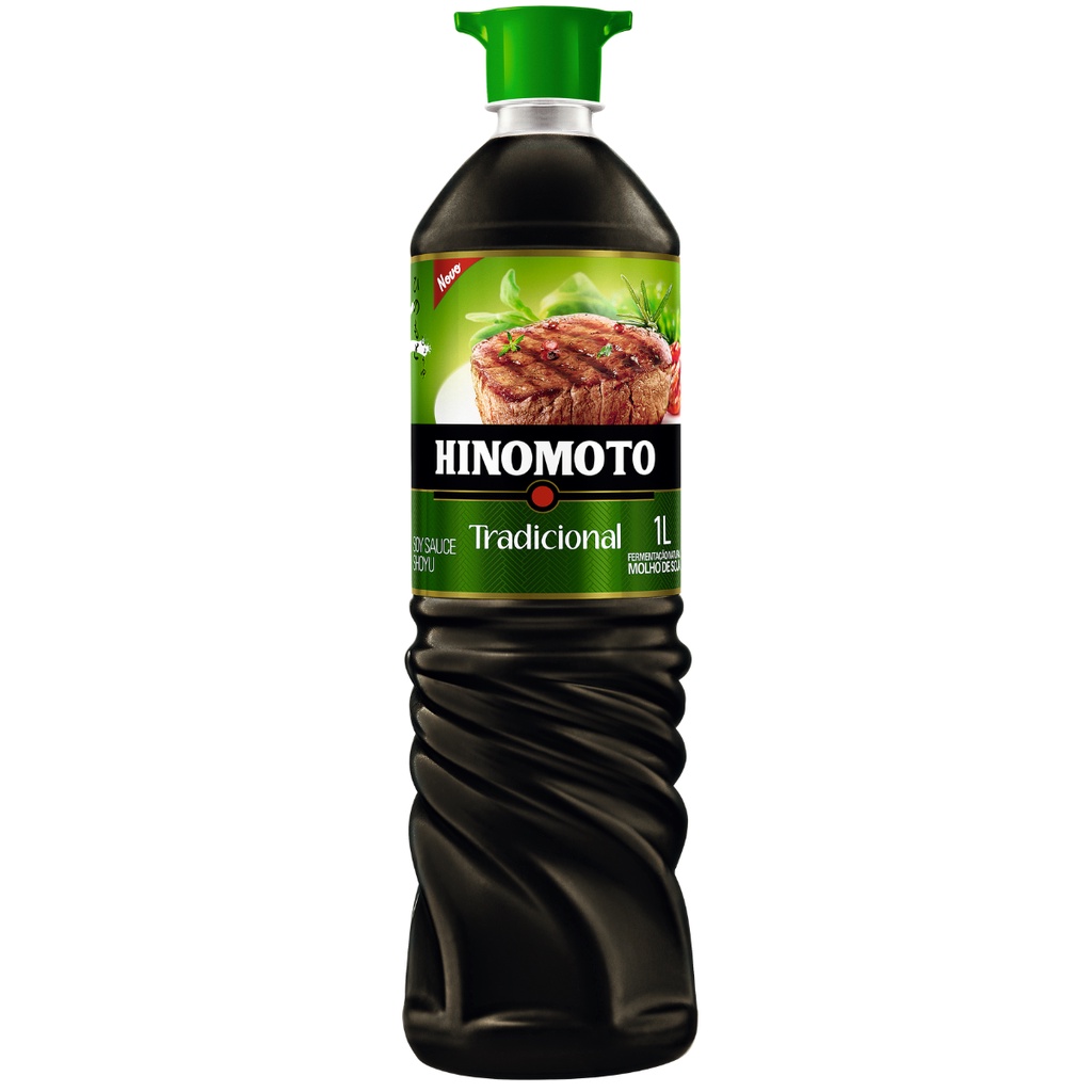 MOLHO SHOYU HINOMOTO TRADICIONAL 1 LITRO SEM GLÚTEN