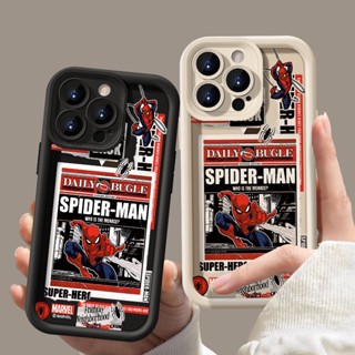 Homem Aranha Legal Moda Cartoon Marvel Caixa De Silicone Macia Para IPhone 14 15 Plus 13 Pro Max 11 12 XS XR 7 8 Capa Espessada De Proteção Total Anti-Queda
