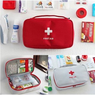 Necessaire de Viagem Portátil Para Primeiros Socorros Armazenamento remédio