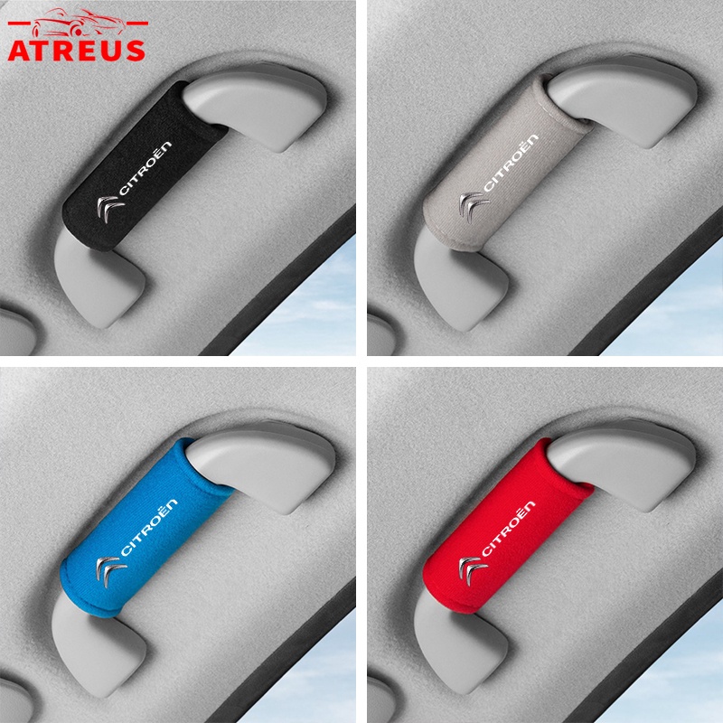 Citroen Tampa Protetora De Apoiador de Braço Carro Interna Carros Tampas De Proteção De Maçaneta Fluff Para Citroen c4 c5 c3 Aircross e-c4 DS5 DS7
