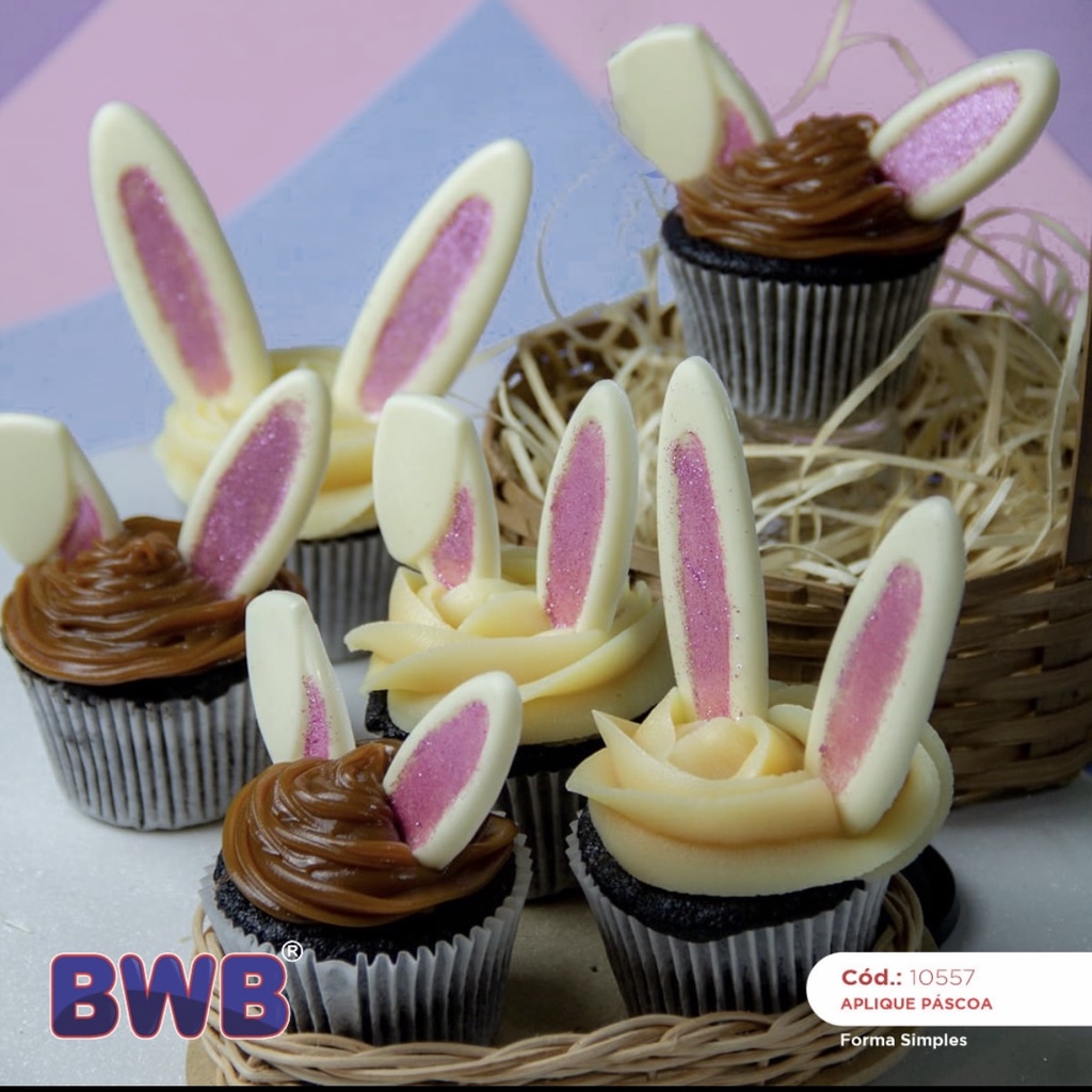 FORMA SIMPLES TRAD. - ORELHAS DE COELHO PÁSCOA COD 10557 (Bwb Simples) Lançamento Pascoa em Oferta na Shopee