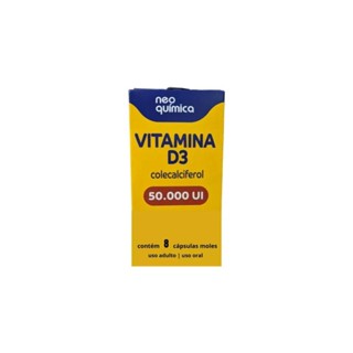 Vitamina d3 50.000 ui Com 8