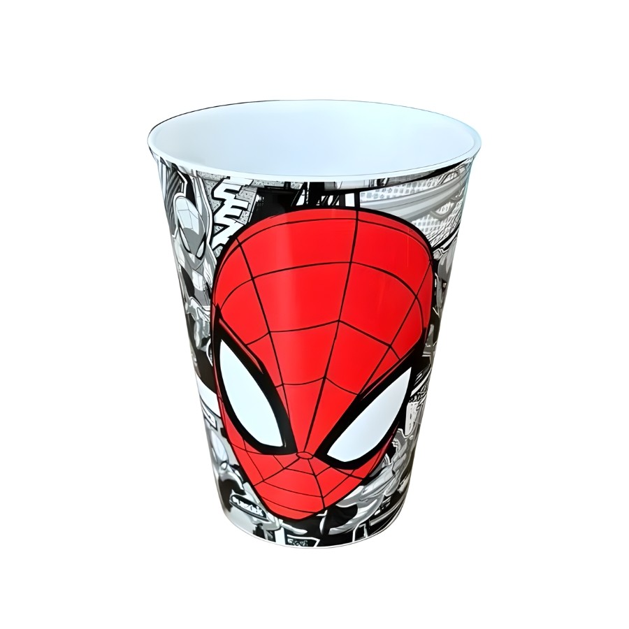 Copo de Plástico Homem Aranha Quadrinhos - 320ml - 1 unidade - Plasútil - Rizzo