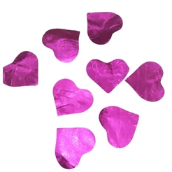 Confete Metálico Coração para Balão - Pink - 25g - 1 unidade - Rizzo