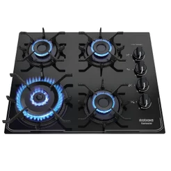 Cooktop Itatiaia Itamaster 4 Bocas Vidro Preto Bivolt 3700000341