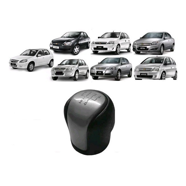 Manopla Bola Câmbio Marcha Celta Prisma Corsa Meriva Astra (Modelo Novo )