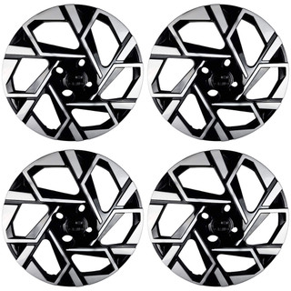 Calota Aro 15" cor Preto/Prata HB20/HB20S 2024 (Jogo c/ 4 Calotas) Grid - 202CP-PBP-E