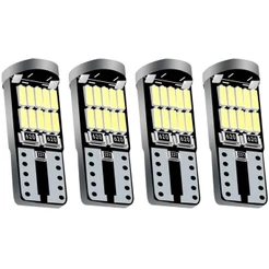 4 Lampadas Pingo 26 Led T10 Bem Forte Lanterna Meia Luz 5w