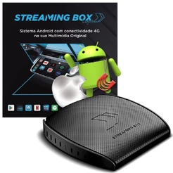 Streaming Box Light 4gb RAM 64gb Faaftech Wifi 4G GPS TV para Central Multimidia CarPlay AndroidAuto