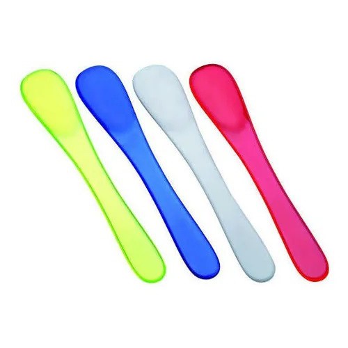 Espátula Plástica Translúcida Para Creme Santa Clara 6 Und