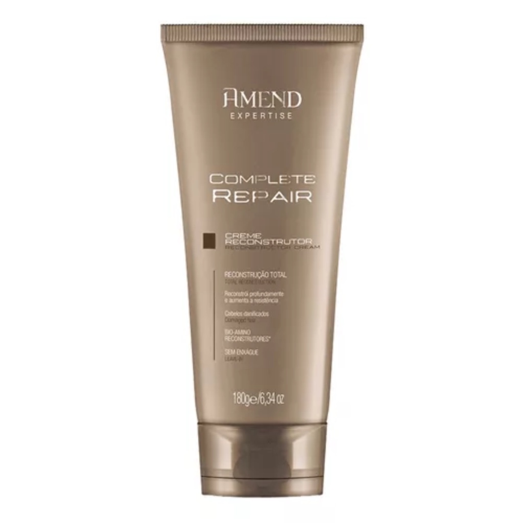Leave-in Amend Complete Repair 180ml proteção aos Cabelos Sedosos Com Brilho Natural Ação Antifrizz em Oferta na Shopee