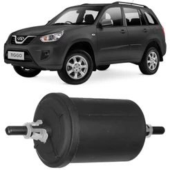 Filtro Combustível Chery Tiggo 2.0 Metal Leve Original Mahle